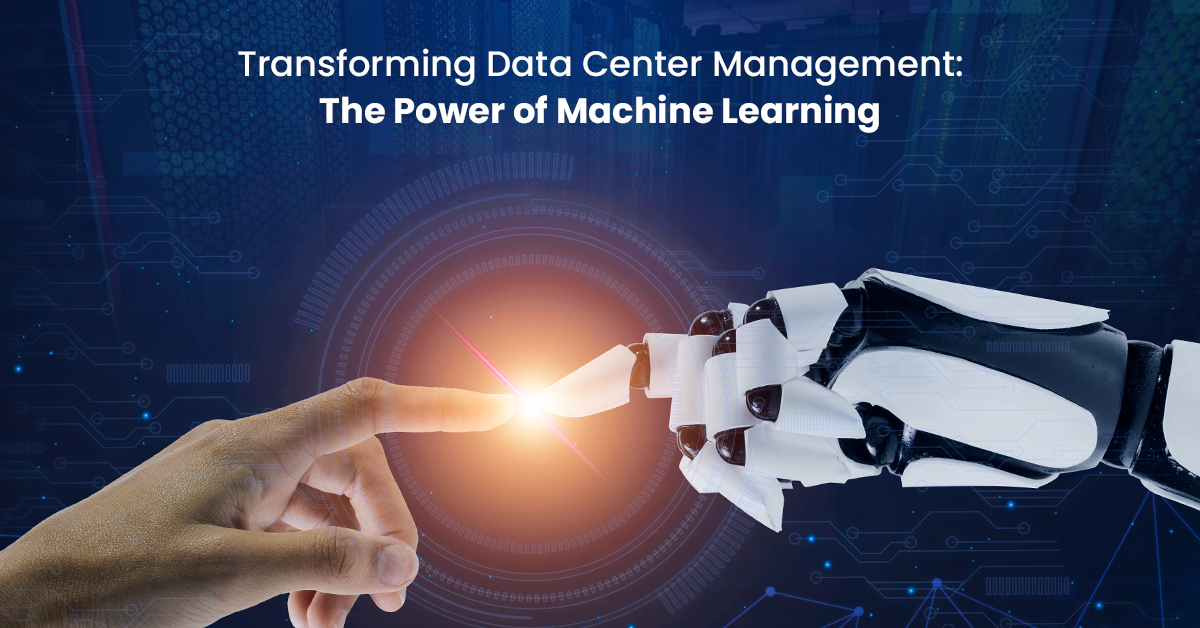 Transforming data center management" power of machine learning